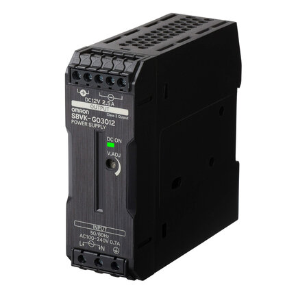 Zasilacz książkowy, Pro, 30 W, 12 VDC, 2,5 A, montaż na szynie DIN (S8VK-G03012) - Omron