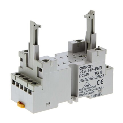 Gniazdo wtykowe, podłączane od tyłu, z terminalami PCB, do przekaźnika G7S (P7S-14P-E) - Omron