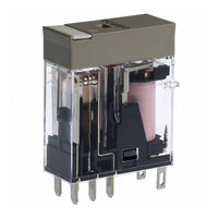 Przekaźnik, Wtyczka, 8-stykowy, DPDT, 5 A, wskaźniki mechaniczne i LED, etykieta, 230 VAC (G2R-2-SN 230VAC (S)) - Omron