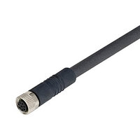 Złącze kablowe żeńskie do D41D, proste, typ Śruba M8, 8-biegunowe, PUR, długość kabla 2 m (D41D-8P5-CFM8-702M) - Omron
