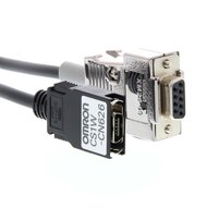 Kabel komunikacyjny, port peryferyjny CS1/CQM1H/CPM2C do 9-stykowego portu RS-232C komputera, 6 m (CS1W-CN626) - Omron