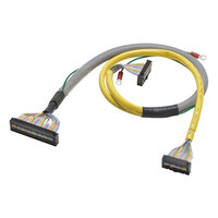 Kabel przyłączeniowy I/O, z ekranem, MIL40 do 2 x MIL20 dla G70V-ZOC16-3, 0,50 m i 0,25 m (XW2Z-RO50-25-D1) - Omron
