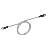 Przedłużacz Ethernet Cat.5, PVC, Gniazdo wtykowe proste / Gniazdo wtykowe proste M12, 0,5 m (XS5W-T421-BM1-K) - Omron