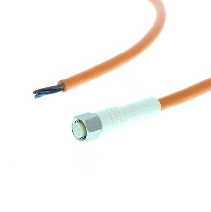 Gniazdo wtykowe M8 (żeńskie), 3-biegunowe, kabel odporny na zalanie PVC, IP67/IP69K, 5 m (Y92E-S08PVC3S5M-L) - Omron