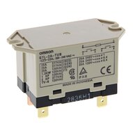 Przekaźnik mocy, szybkozłączne terminale, górny wspornik, DPST-NO, 25 A, 200/240 VAC (G7L-2A-TUB 200/240VAC) - Omron