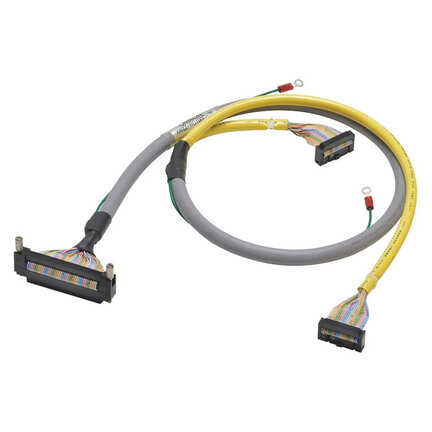 Kabel przyłączeniowy I/O, z ekranem, FCN40 do 2 x MIL20 dla G70 A-ZOC16-3, 2 m / 1,75 m (XW2Z-RO200C-175) - Omron