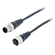 Kabel z wtyczką na obu końcach kabla, Gniazdo wtykowe proste Smartclick M12 (żeńskie) (XS5WR-D425-G81-RB1) - Omron