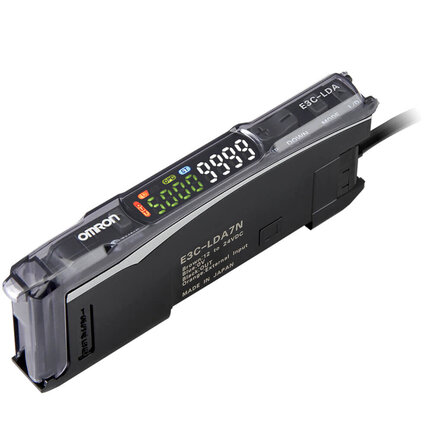 Czujnik fotoelektryczny, wzmacniacz laserowy, 1 wyjście, 1 wejście, DC, PNP, złącze systemowe (E3C-LDA9N) - Omron