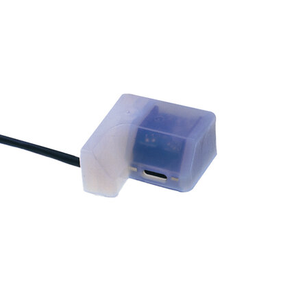 Czujnik fotomikro, typ odblaskowy, 3 mm, włącza się, gdy obecny jest nośnik płytki, kabel 1 m (EE-SPY802) - Omron