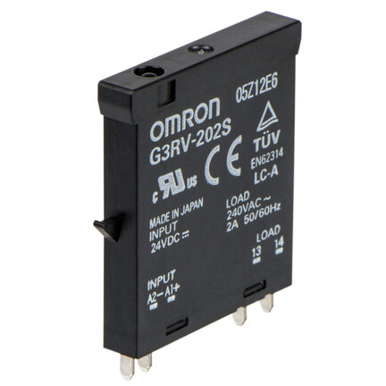 Przekaźnik półprzewodnikowy, Wtyczka, 5-pin, 2A, 75-264VAC (G3RV-202S 48VDC) - Omron