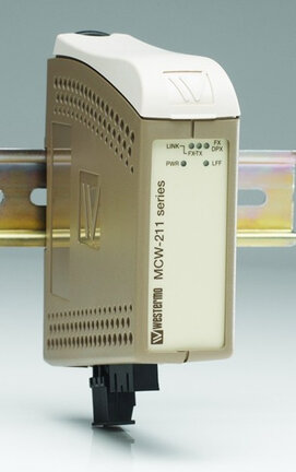 Ethernet Media Converter (Copper-to-Fiber) - 1 x 10/100BaseTX, Multi-Mode do 2 km (WES MCW-211-MM-LC2) - Omron