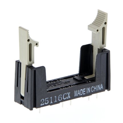 Gniazdo wtykowe, połączenie tylne, zaciski PCB, 10-stykowe, do przekaźników 4-biegunowych G7SA (P7SA-10P) - Omron