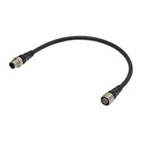 Osprzęt czujnika bezpieczeństwa, Kabel adaptera, Odbiornik, F3SJ-A/-B do F3SG-RA, 0,3 m (F39-JGR3M-B88-D) - Omron