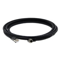V/F 430-F Kabel Ethernet z wtyczką M12 na kamerze do złącza RJ45, kąt prosty do góry, 3 m (V430-WELU-3M) - Omron