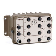 Zarządzalny przełącznik EN50155 PoE, 12 portów 100 Mb/s (w tym 8 PoE), 1 port USB (WES-VIPER-112A-P8-HV) - Omron