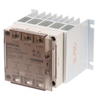 Przekaźnik półprzewodnikowy, 2-biegunowy, mocowanie na Śrubę, 25A, 528VAC maks. (G3PE-525B-2 12-24VDC) - Omron