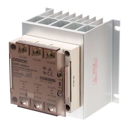 Przekaźnik półprzewodnikowy, 2-biegunowy, mocowanie na Śrubę, 35A, 264VAC maks. (G3PE-235B-2 12-24VDC) - Omron