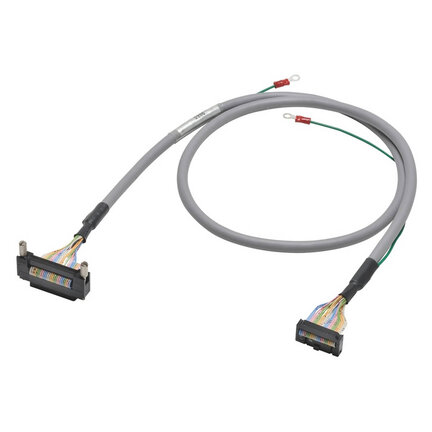 Kabel przyłączeniowy I/O, z ekranem, FCN24 do MIL20 dla G70A-ZOC16-3 / G70A-ZIM16-5, 1 m (XW2Z-R100C) - Omron