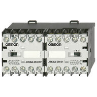 Rewersyjna para z blokadą, 9 A/4 kW + 1B pomocnicze po obu stronach, 230 VAC (J7KNA-09-01R 24D) - Omron