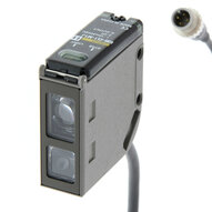 Ustawienie odległości czujnika fotoelektrycznego BGS, 5-200 mm, NPN/PNP, pigtail M12 (E3S-CL1-M1J 0.3M) - Omron