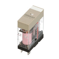 Przekaźnik, Wtyczka, 5-stykowy, SPDT, 10 A, wskaźnik mechaniczny, etykieta, 48 VAC (G2R-1-S 48VAC (S)) - Omron