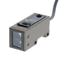 Czujnik fotoelektryczny, odblaskowy, 3 m, DC, 3-przewodowy, NPN/PNP, poziomy, kabel 5 m (E3S-CR11 5M) - Omron