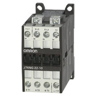 Stycznik, zasilany prądem stałym (3VA), 3-biegunowy, 22 A/11 kW AC3 + 1M pomocniczy (J7KNG-22-10 24D) - Omron