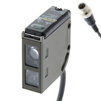 Czujnik fotoelektryczny ustawienia odległości BGS, 5-500mm, NPN/PNP, pigtail M12 (E3S-CL2-M1J 0.3M) - Omron