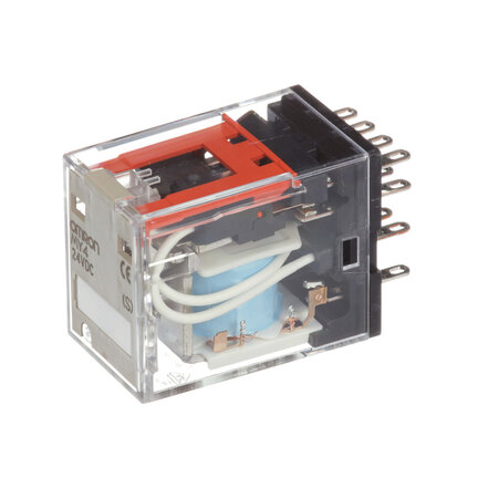 Przekaźnik, Wtyczka, 4PDT, 5 A, Mechaniczny wskaźnik, 125 VDC (MY4 125VDC (S)) - Omron