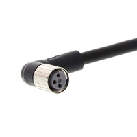 Gniazdo wtykowe M8 (żeńskie), 3-biegunowe, kabel bezhalogenowy PUR, IP67, 2 m (XS3F-M8PUR3A2M) - Omron