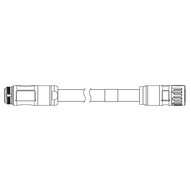 Kabel zasilania przedłużacza silnika serwo serii 1S, 10 m, 400 V: 11 kW i 15 kW (R88A-CA1JE10BF) - Omron