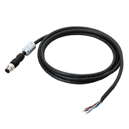 FHV7 Kabel zasilający / IO, prosty, super odporny na zginanie, 5 m, złącze M12 (FHV-VDBX2 5M) - Omron