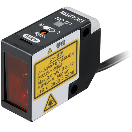 Głowica czujnika laserowego, optyczny odbiciowy, 1 m, wiązka punktowa, kabel 2 m (E3C-LD11N 2M) - Omron