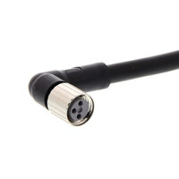 Gniazdo wtykowe M8 (żeńskie), 3-biegunowe, kabel ognioodporny PVC, IP67, 5 m (XS3F-M8PVC3A5M) - Omron