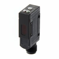 Czujnik fotoelektryczny, odblaskowy, 1m, DC, 3-przewodowy, NPN, pionowy, wtyczka M12 (E3S-R66) - Omron
