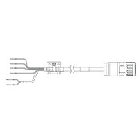 Kabel zasilania silnika serwo serii 1S, 3 m, z hamulcem, 400 V: 11 kW i 15 kW (R88A-CA1J003BF) - Omron