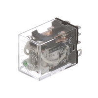 Przekaźnik, Wtyczka, 4PDT, 10 A, wskaźnik LED, 12 VAC (LY4N 12VAC) - Omron