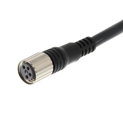 Gniazdo wtykowe M8 (żeńskie), 4-biegunowe, kabel standardowy PVC, IP67, 5 m (XS3F-M421-405-A) - Omron