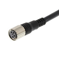 Gniazdo wtykowe M8 (żeńskie), 4-biegunowe, kabel standardowy PVC, IP67, 5 m (XS3F-M421-405-A) - Omron