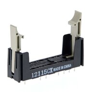 Gniazdo wtykowe, tylne, zaciski PCB, 14-stykowe, do przekaźników 6-biegunowych G7SA (P7SA-14P) - Omron