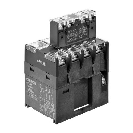 Przekaźnik mocy, 40 A DPST-NO, 25 A DPST-NC + 1 A DPST-NC aux… (G7Z-2A2B-02Z-R 24VDC) - Omron