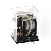 Przekaźnik, styki PCB, 8-stykowy, DPDT, 10 A, 24 VAC (LY2-0 24VAC) - Omron
