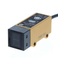Czujnik fotoelektryczny, odblaskowy, 1 m, DC, 3-przewodowy, PNP, poziomy, kabel 2 m (E3S-R1B4) - Omron
