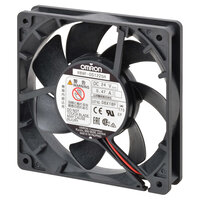 Wentylator osiowy DC, plastikowa łopatka, rama 120x25, niska prędkość (R89F-DS1225L) - Omron