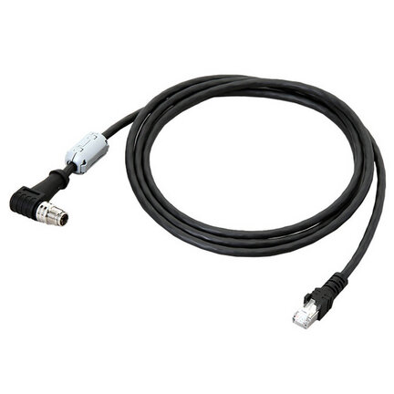 FHV7 Kabel Ethernet, kąt prosty, super odporny na zginanie, 5 m, złącze M12 (FHV-VNLBX2 5M) - Omron