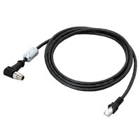 FHV7 Kabel Ethernet, kąt prosty, 10 m, super odporny na zginanie, złącze M12 (FHV-VNLBX2 10M) - Omron