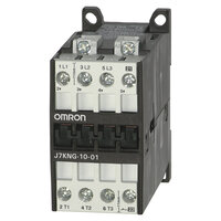 Stycznik (cewka DC), 3-biegunowy, 4 kW; 10 A AC3 (400 VAC) + 1 NC, 110 VDC (J7KNG-10-01 110D) - Omron