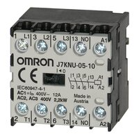 Mikrostyk, 3-biegunowy (NO) + 1NO, 2,2 kW; 12 A AC1 (do 440 VAC), 24 VDC (J7KNU-05-10 24D) - Omron