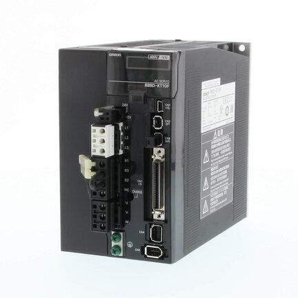 Sterownik silnika serwo Accurax G5, 3~ 400 VAC, typ analogowy/impulsowy, 7,5 kW (R88D-KT75F) - Omron