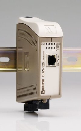 Wolverine SHDSL Ethernet Extender - 192 Kbps - 15 Mbps, kompatybilny z DDW-22x (WES DDW-120) - Omron